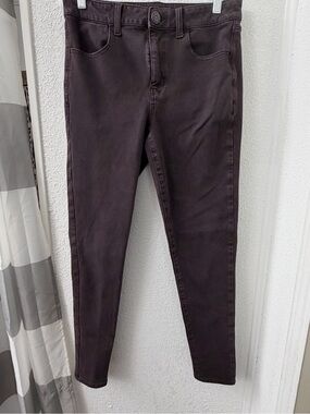 American Eagle Hi-Rise Jegging - 360º Ne(x)t Level Stretch - Plum - 8 Reg